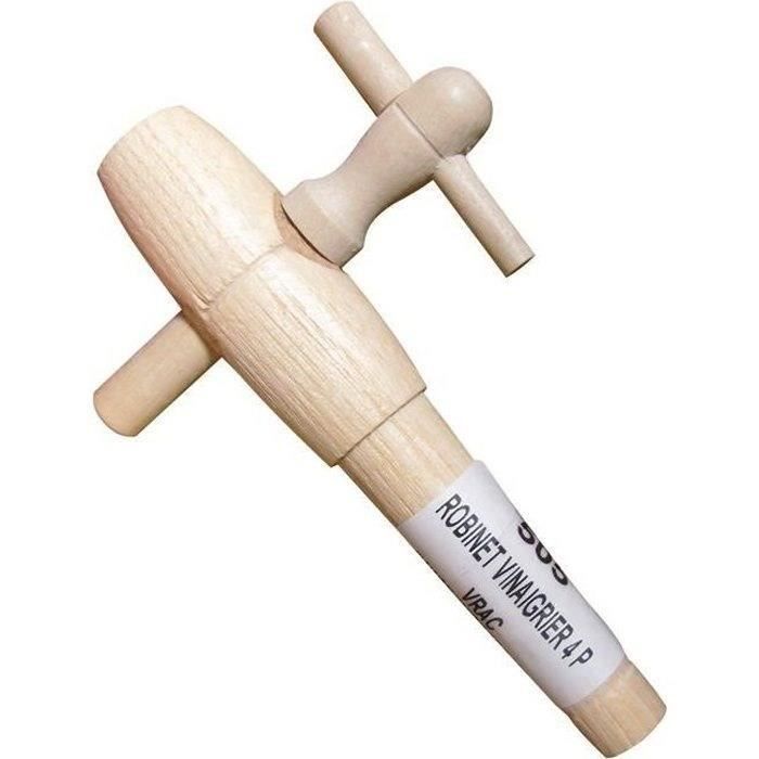 BOUCHONNERIE JOCONDI Robinet en bois acacia - Pour vinaigrier - Nº 4