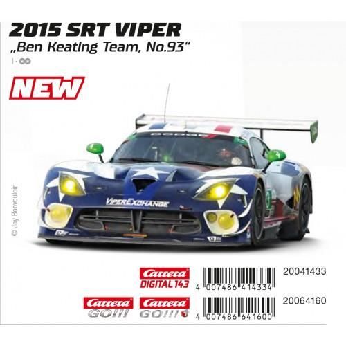 Carrera DIGITAL 143 41433 2015 SRT Viper 'Ben Keating Team, No.93'