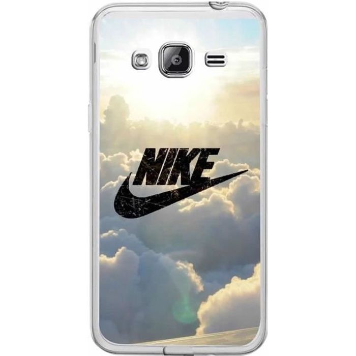 Coque Pour Samsung Galaxy J3 ( 2016 ) J320F Sky Nike Design Souple TPU Silicone