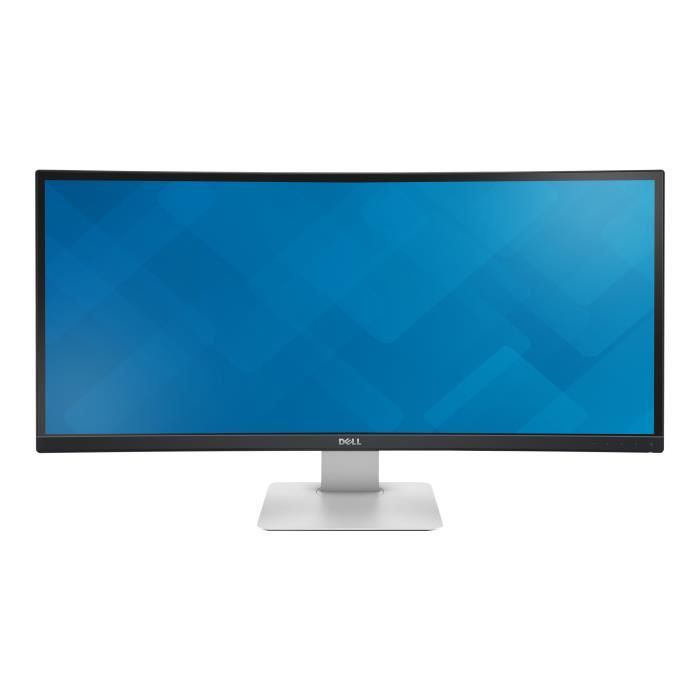 Dell UltraSharp U3415W Écran LED incurvé 34- (34- visualisable) 3440 x 1440 IPS 300 cd-m² 1000:1 5 ms 2xHDMI, DisplayPort, Mini…