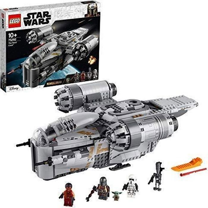LEGO 75292 Star Wars le Vaisseau du Chasseur de Primes Mandalorian Jouet Spatial avec la Figurine de l'Enfant LEGO