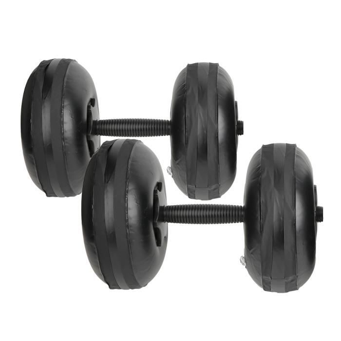GOL-Lv.life☀Haltère Réglable Portable Rempli d'Eau de Fitness Femme Poids 8-10kg Équipement de Yoga pour Formation des Muscles de☀