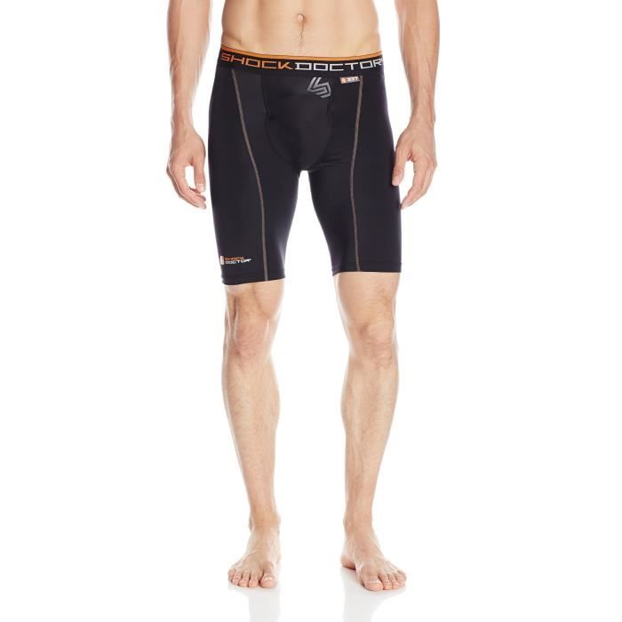Short QYFPX 337 Ultra Pro Compression Avec Ultra Carbon Flex Cup Noir - Très grand Taille-M