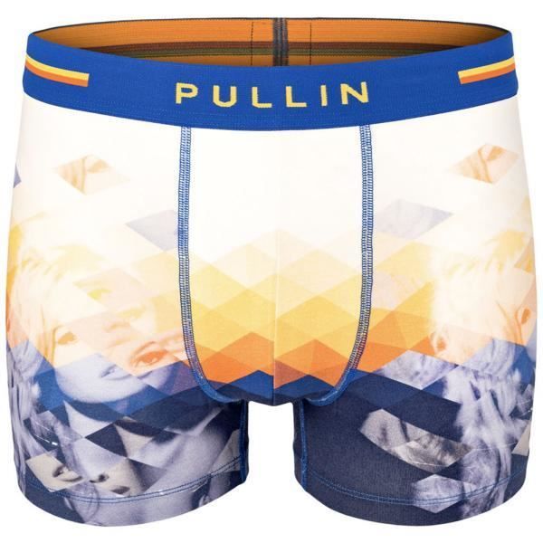 PULL IN Boxer Homme Coton Bio MADRAGUE Blanc Marine