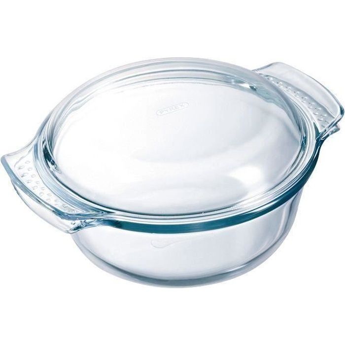 Cocotte ronde four - 0.75L - D: 20cm - verre