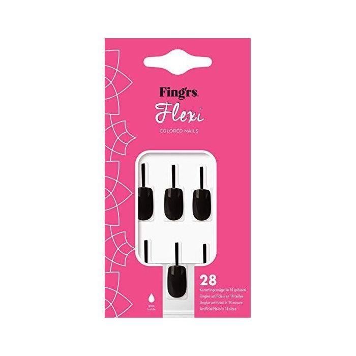 FING'RS Faux-ongles Flexi Midnight Rendez-Vous 31334 - Noir