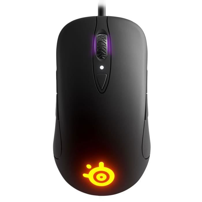 SteelSeries Sensei Ten - Souris filaire pour gamer - ambidextre - capteur optique 18000 dpi - 8 boutons programmables -