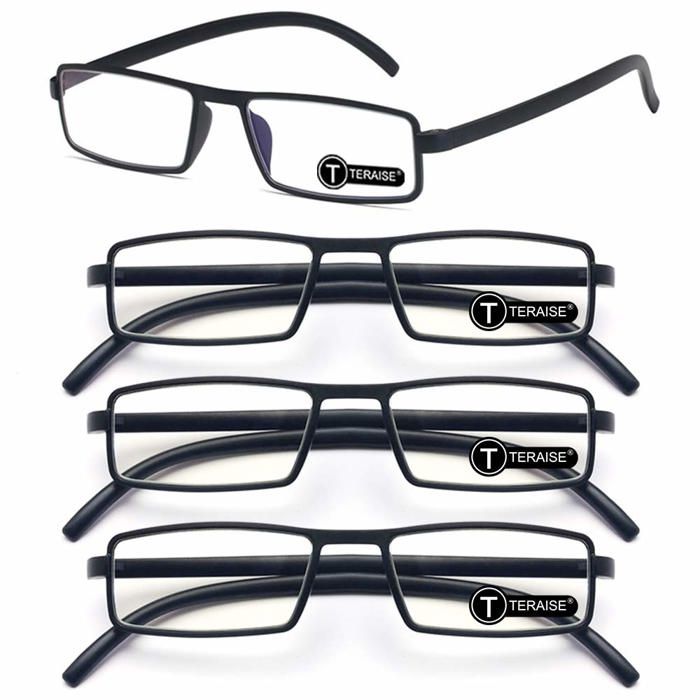 Lunettes Anti-Lumière Bleue CityVision - Protection Écran Ordinateur/Tablette/TV - Monture Noire - Neuf