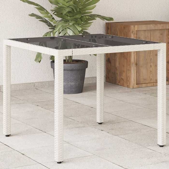 VIDAXL Table de jardin dessus en verre - vue 2