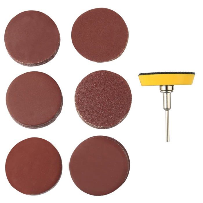Wanmutrun - 100 Disques Abrasifs Grain 400 50mm Hook And Loop - Pour Polisseuse, Ponçage Fin