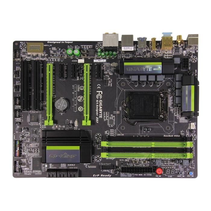 Carte mère GIGABYTE G1.Sniper Z87 Intel Z87 Socket LGA1150 4xDDR3 SDRAM 32GB ATX - Gigabyte
