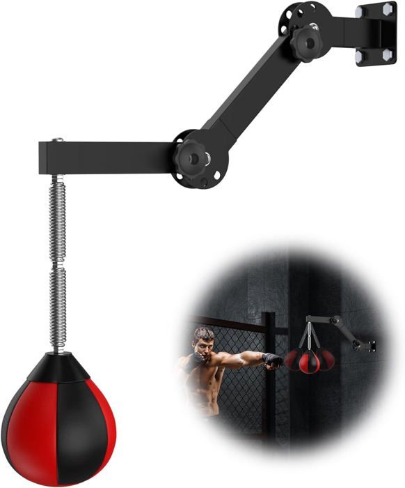 Punching Ball Réglable IMAYCC - Speedball Pour Enfants Et Adultes, Hauteur Ajustable, Pliable