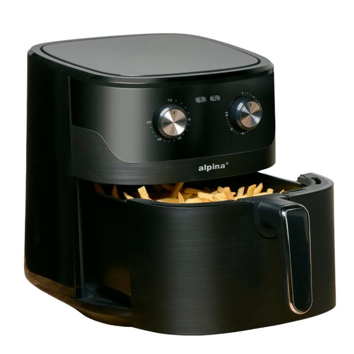 alpina Air Fryer XL - Airfryer 6L - 2-5 Personnes - Alpina