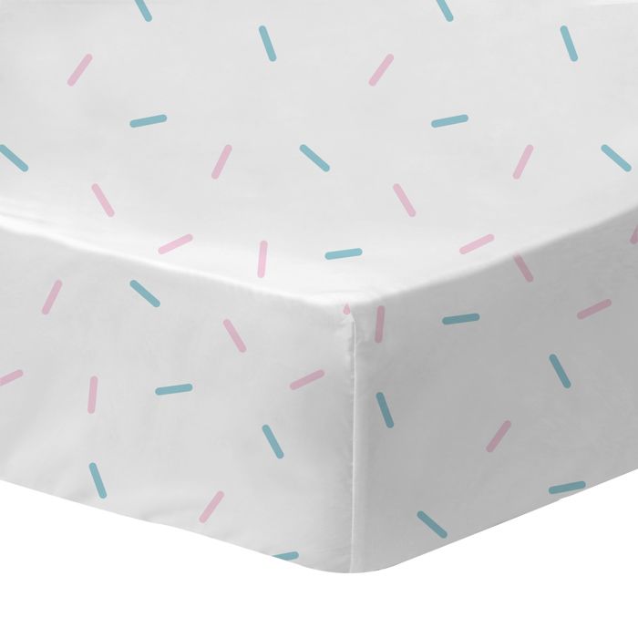 Drap housse enfant imprimé 100% Coton - DISNEY STITCH STRIPE - Blanc - 90x190/200cm Drap housse enfant imprimé 100% Coton - DISNEY STITCH STRIPE - Blanc - 90x190/200cm