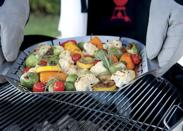 Ustensiles de cuisine - Panier BBQ - Grand panier à légumes - Inox - Multifonctionnel