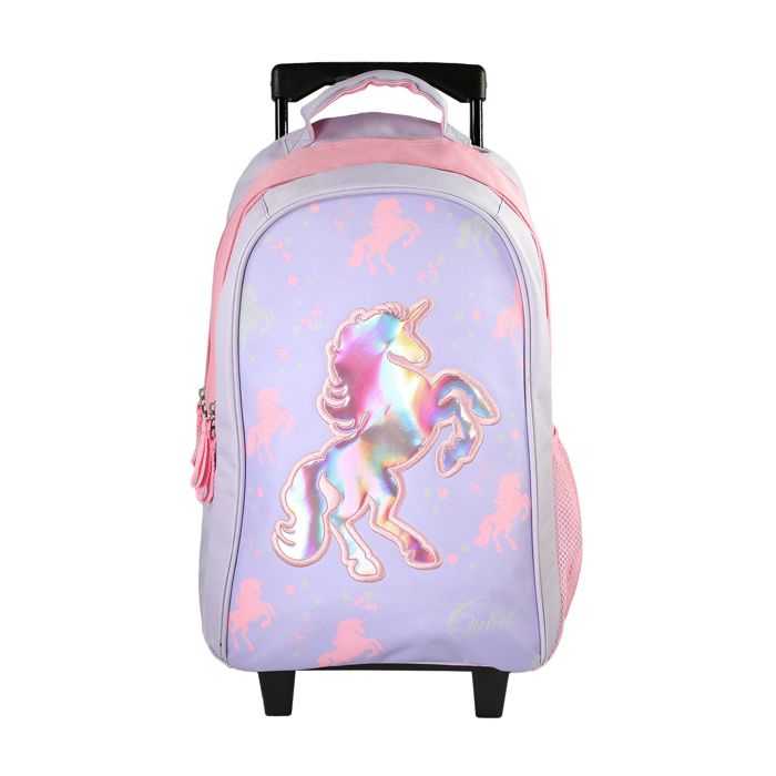 Bagtrotter - Cybel - Sac à Dos Scolaire - Sac à Dos à Roulettes - Violet - 2 Compartiments Zippés - 1 Poche Bouteille -... Bagtrotter - Cybel - Sac à Dos Scolaire - Sac à Dos à Roulettes - Violet - 2 Compartiments Zippés - 1 Poche Bouteille -...