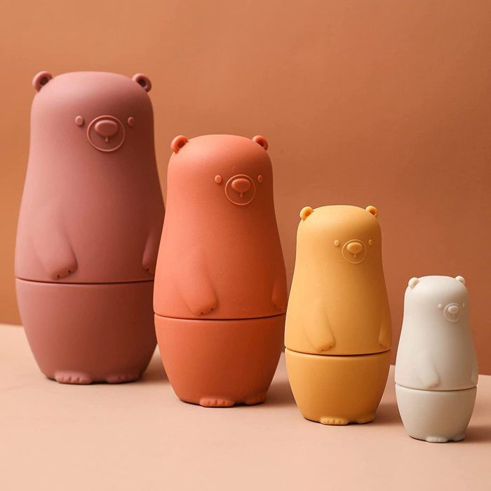HYCLES Lot de 5 poupées russes pour enfants – Animaux Chiens Matriochka en bois Jouet à partir de 3 ans Cadeau ours HYCLES Lot de 5 poupées russes pour enfants – Animaux Chiens Matriochka en bois Jouet à partir de 3 ans Cadeau ours