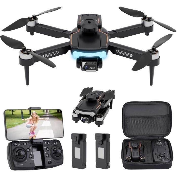 Drone Pour Débutant Avec Caméra 1080P Drones Avec Moteur Sans Balais Pour Adultes,Drone Pour Adulte Enfants,Positionnement Du Flux - Jeux - Jouets Drone Pour Débutant Avec Caméra 1080P Drones Avec Moteur Sans Balais Pour Adultes,Drone Pour Adulte Enfants,Positionnement Du Flux - Jeux - Jouets