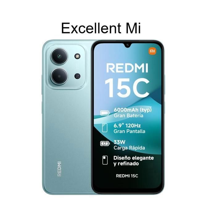 Xiaomi Redmi 15C 128 Go Vert
