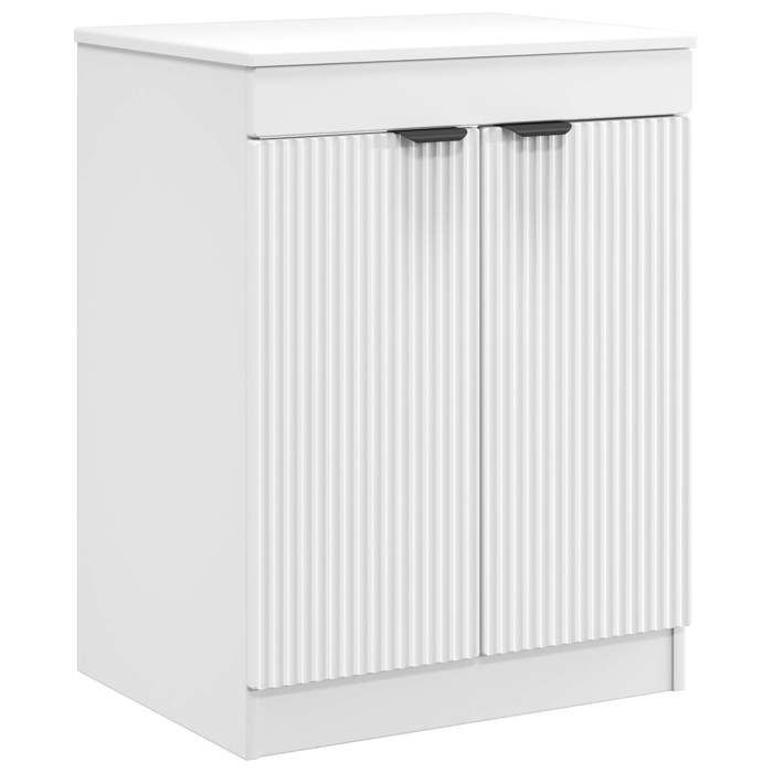 Armoire de salle de bain - vidaXL - bois dingénierie - blanc - 54 x 41 x 70 cm 394vfm38p