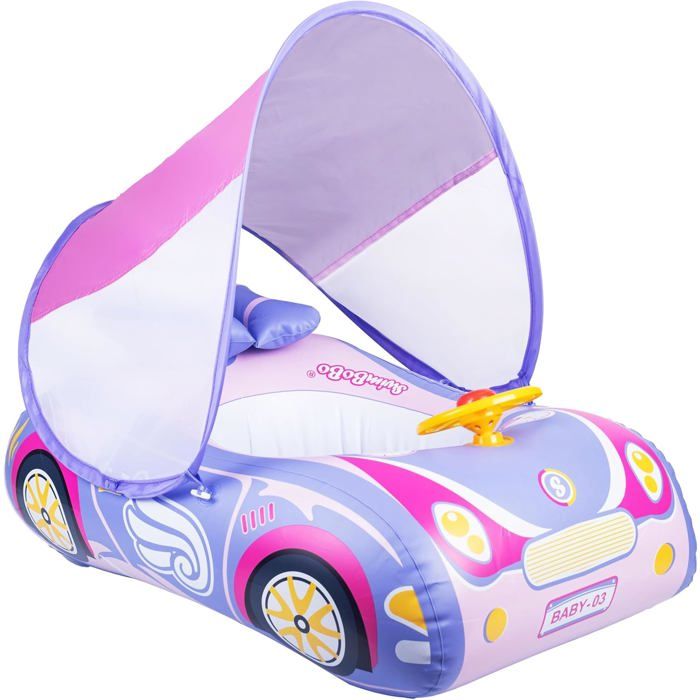 Flotteur De Piscine Pour Enfnts, Bouée Bébé Avec Pare Soleil, Bébé