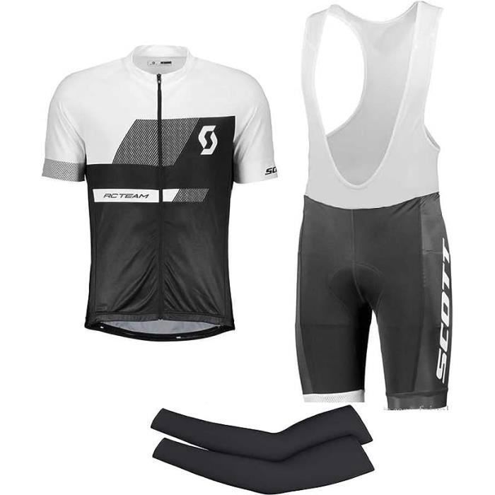 V&ecirc;tements Cyclisme Pro Homme Tenue Cycliste Manche Courte Jerseys VTT