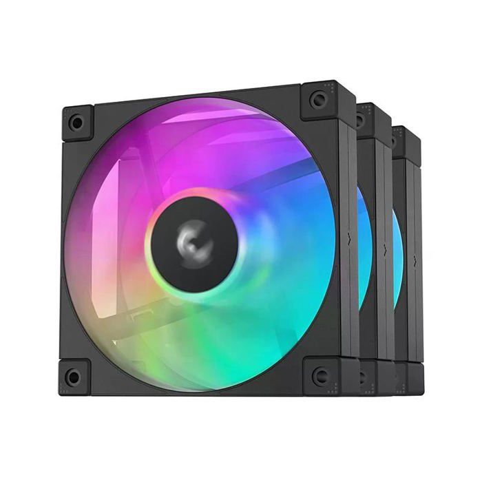 Pack de 3 ventilateurs DeepCool FD12 ARGB 120 mm - vue 2