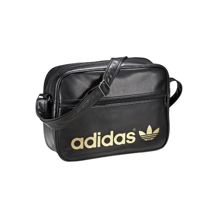 Sac adidas airline noir et or top