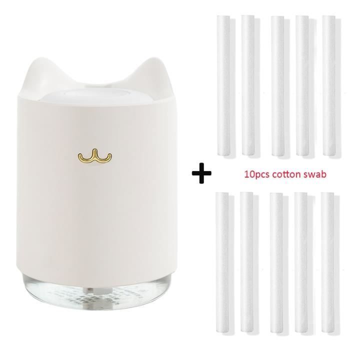 Humidificateur Chat Blanc - Dolomite, Design Mignon (neuf)
