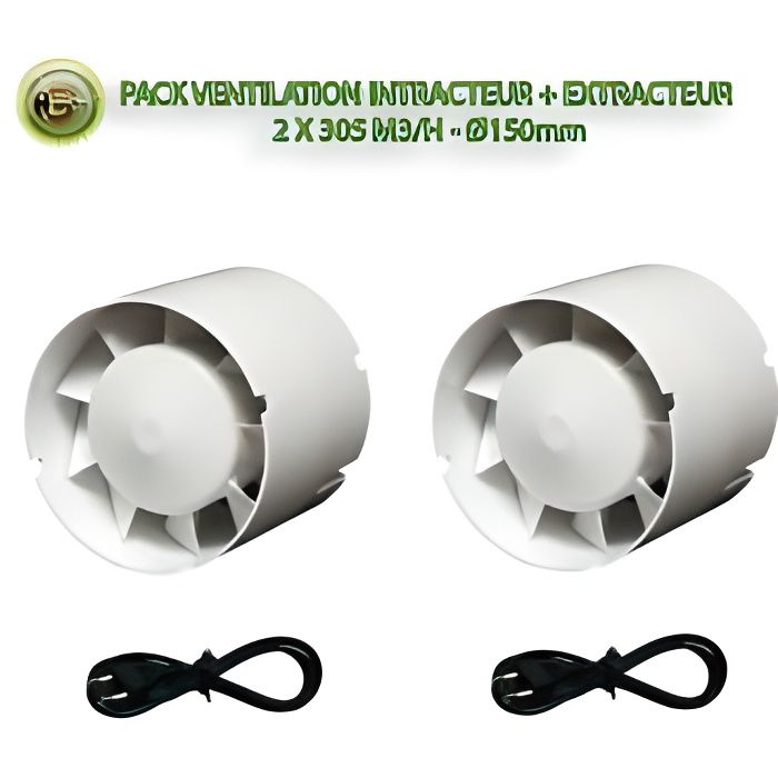 Pack Intracteur + Extracteur - 150mm