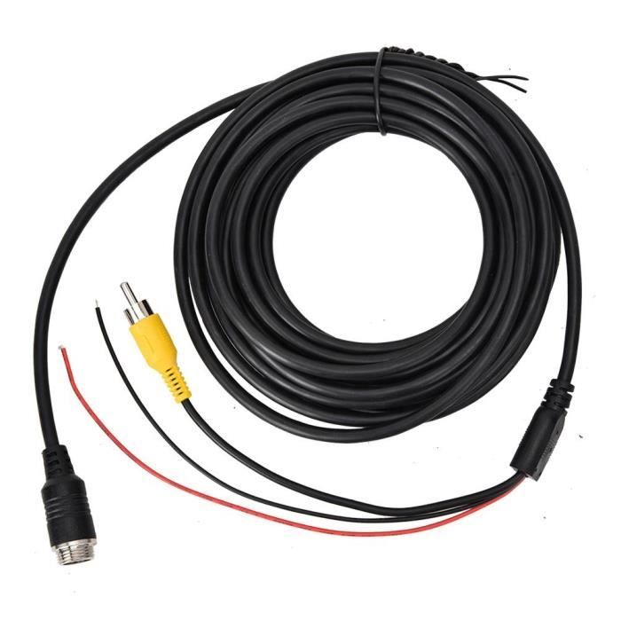 Cable De Connecteur Male Pour Moniteur De Camera De Recul 5m Webcam Tv Avis Et Prix Pas Cher Cdiscount