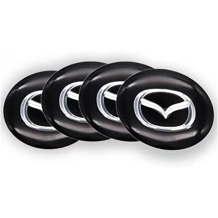 Enjoliveur central noir pour Mazda