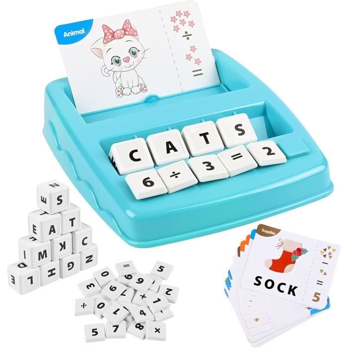 Jeux Educatif 3 4 5 6 7 8 Ans,Apprendre a Lire Jouet Enfant 3-8Ans, Jouet  Fille 3-8 Ans Cadeau Fille,Apprendre a Lire Jeu Alphabet - Cdiscount Jeux -  Jouets