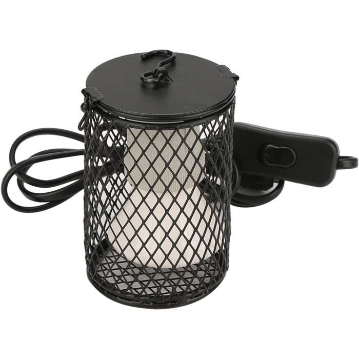 Protection Thermique En Aluminium Pour Lampe Chauffante Reptile - Couvercle Anti-brûlure - Isolation Et Sécurité Pour Terrarium