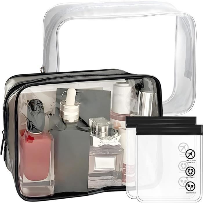 Pochette best sale transparente avion