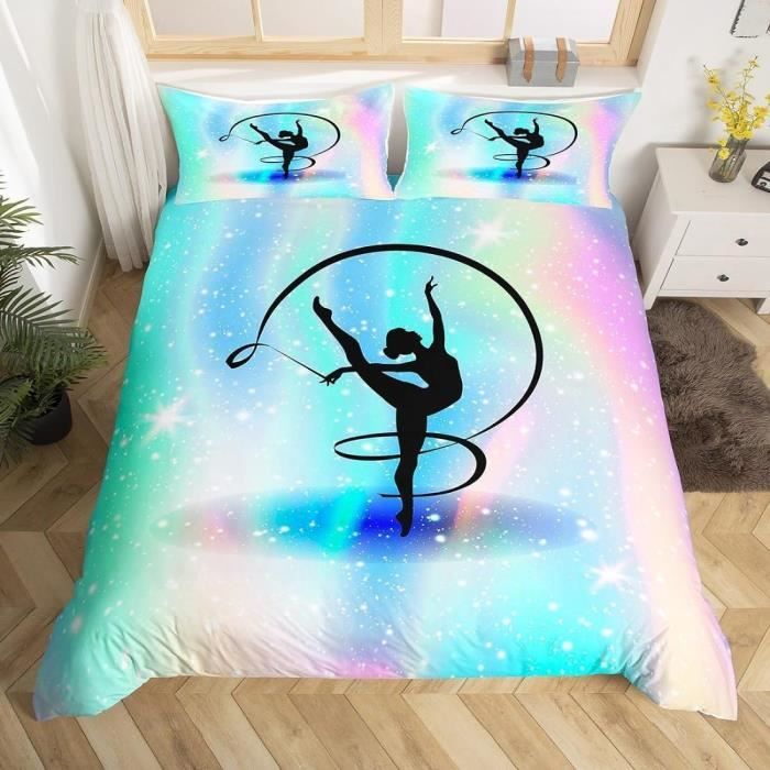Housse De Couette 140x200 Cm Motif Piscine 3D - Microfibre Douce Réversible - Avec 1 Taie D'oreiller 65x65 Cm - 12