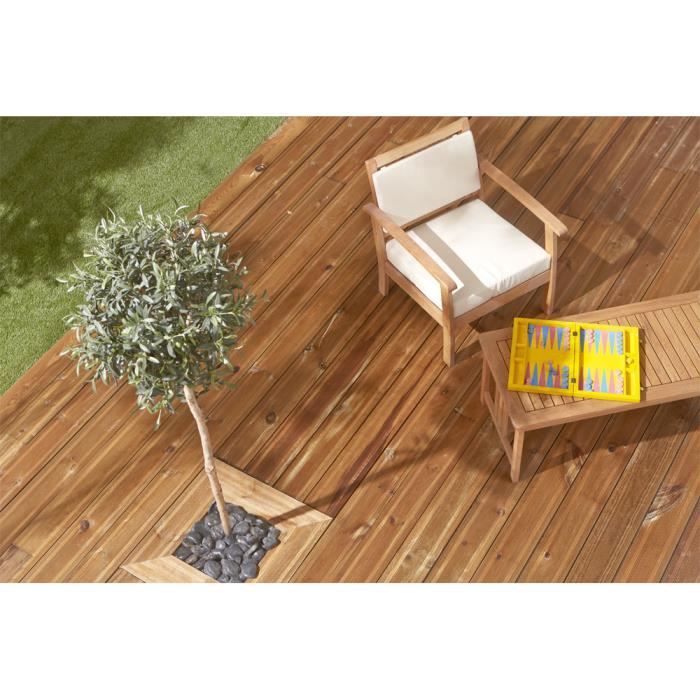 Lame De Terrasse Pin Nord Rouge Traitee Classe 4 Marron Rainuree Longueur 4 80m Achat Vente Revetement En Planche Lame De Terrasse Pin Nord R Cdiscount