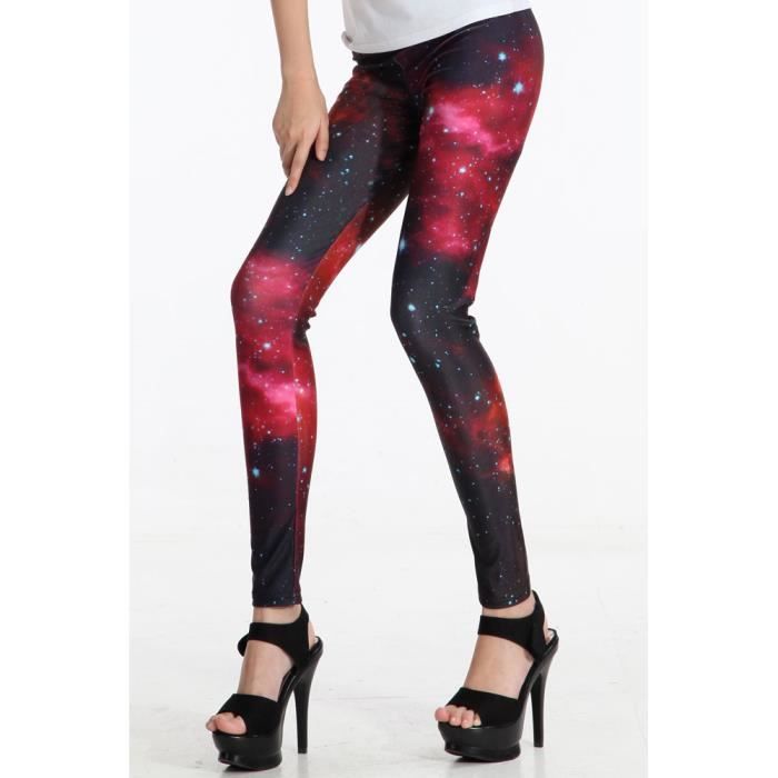 Leggings femme Galaxy - Jegging Caleçon Pantalon Slim - du 36 au 40