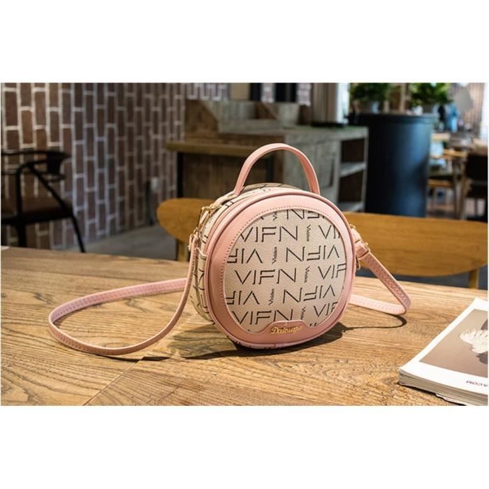 Sac main de luxe pour femmes petit sac rond bandouli re