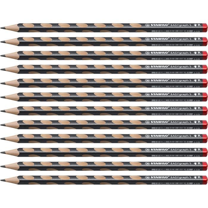 Crayon Papier Ergonomique EASYgraph S Metallic Edition - Lot x 12 ...