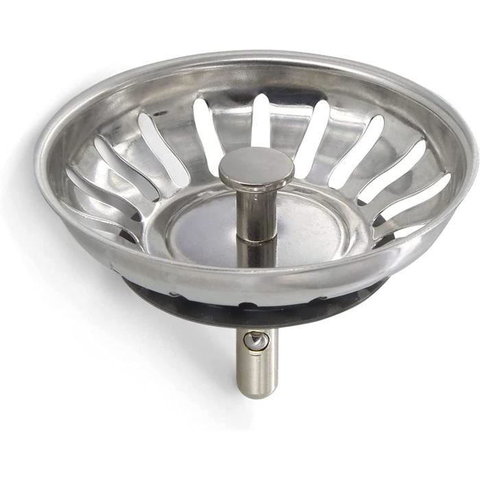 Bouchon D'évier Réglable En Acier Inox 304 - 82 Mm, Pour éviers Cuisine, Facile à Nettoyer - 9