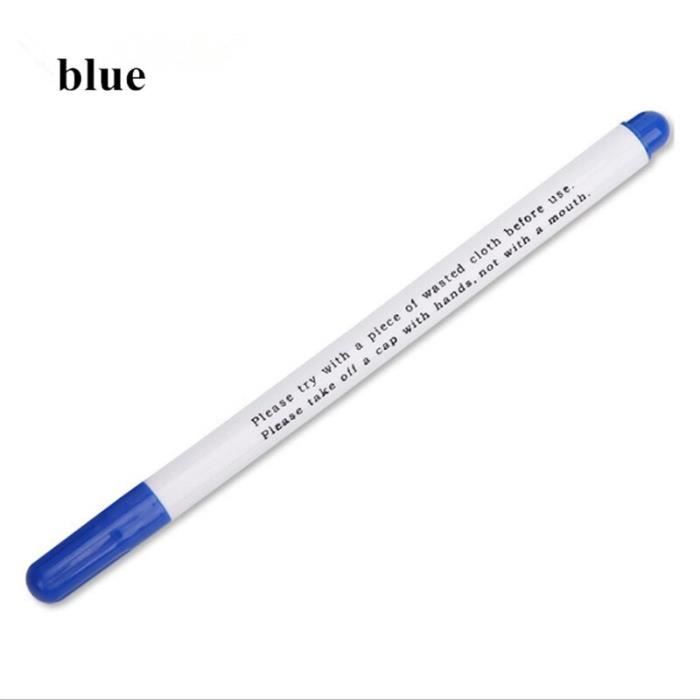 1 mm Bleu soluble dans l'eau stylos effaçable cross stitch Tissu Marqueur Stylos À faire soi-même