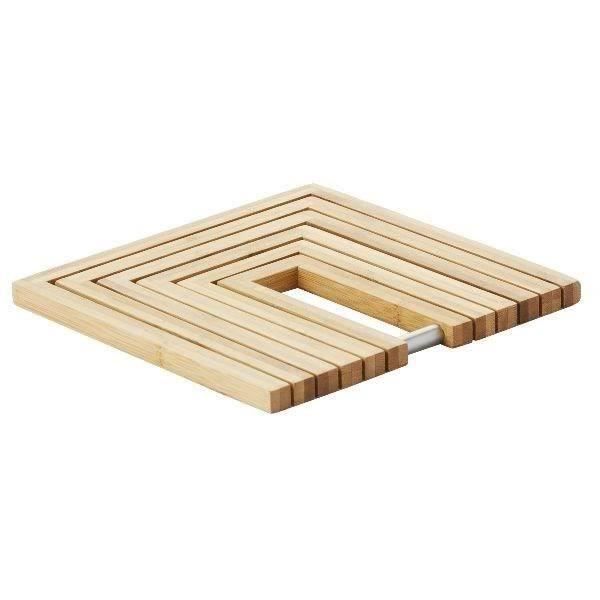 POINT VIRGULE Dessous de plat Bamboo - 19 x 19 x 1,2 cm
