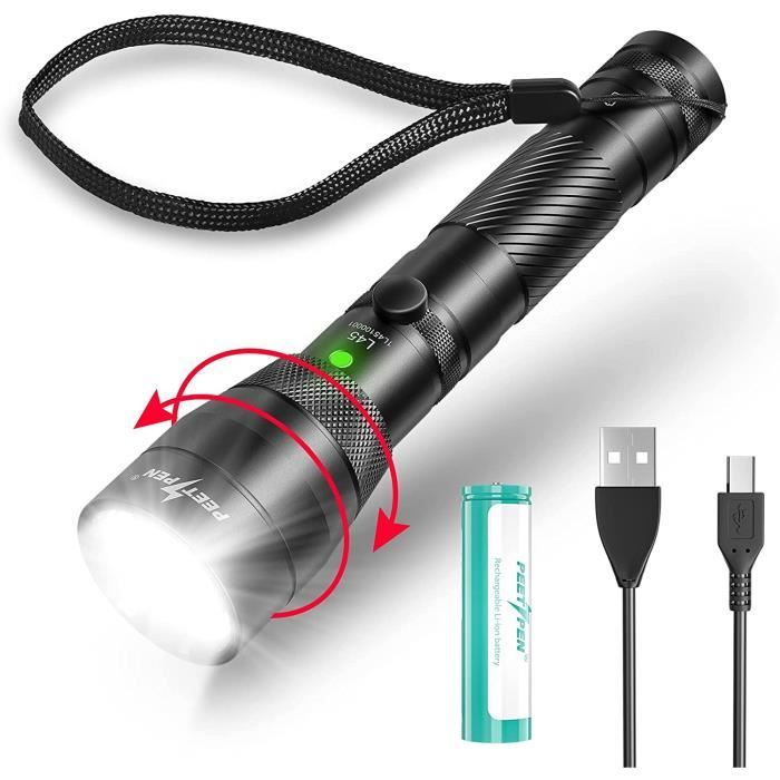 Étanche 8000 LM 2x XML T6 4.2 V USB DEL vélo lumière Phare Feu Arrière