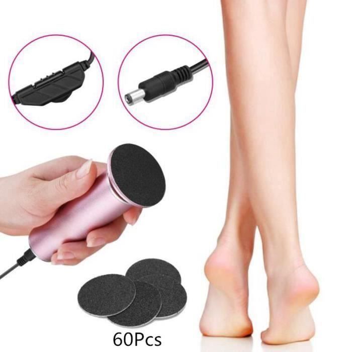 Râpe Ponceuse Électrique Rechargeable Pour Pieds - Anti-callosités - Rose - Soin Pédicure