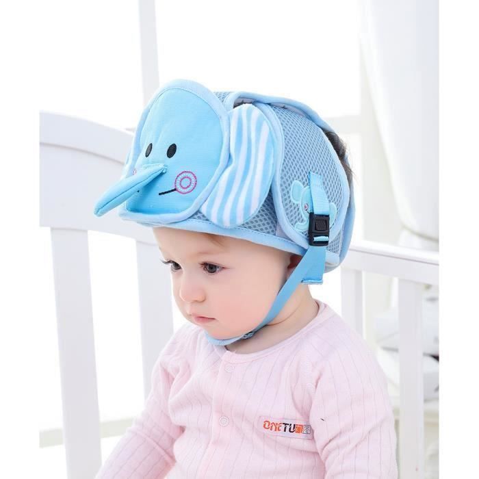 Casque De Securite Enfant En Coton Casque De Protection De La Tete Anti Chute Pour Enfants Ultra Leger
