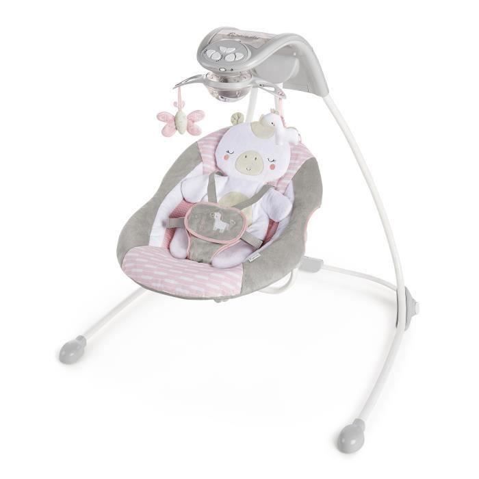 Ingenuity Balancelle Bebe Electrique Flora The Unicorn Cdiscount Puericulture Eveil Bebe