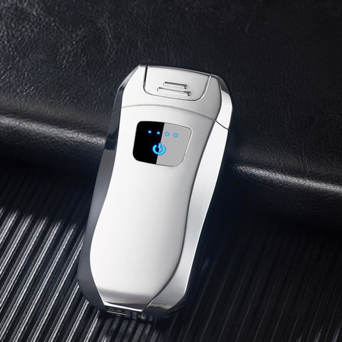 Briquet Électronique Arc, Briquet Rechargeable Avec Affichage Led, Briquet Usb, Briquet Plasma