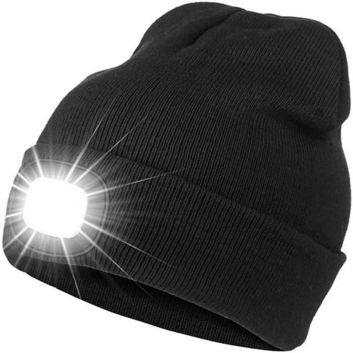 LED Bonnet Lampe Frontale,USB Rechargeable Chapeau de Course Ultra