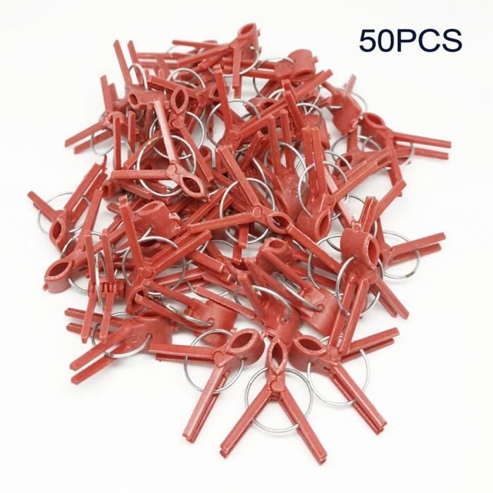 Haofy 100 Pièces Pince De Greffage Tomate Aubergine – Clips Greffage Semis 2-4,5 Mm, Outil Jardinage Pour Légumes Et Fleurs